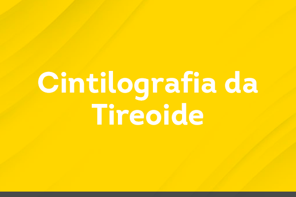 Cintilografia da Tireoide